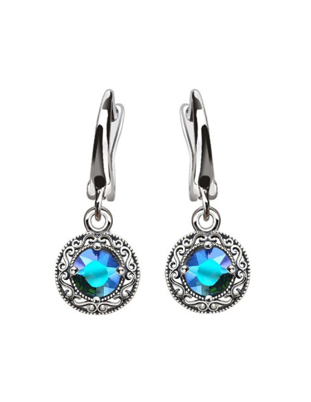 Kolczyki srebrne kryształ K 2111|Polcaratdesign.pl Biżuteria Kolczyki srebrne kryształ K 2111|Polcaratdesign.pl Biżuteria