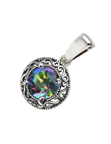 Silver pendant decorated with crystal W 2111 directly from the manufacturer Polcarat Design