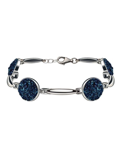 Silver bracelet decorated with crystals druze L 2103 Polcarat Design