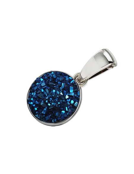 Oxidized Silver Pendant Crystal W 2103 Polcarat Design