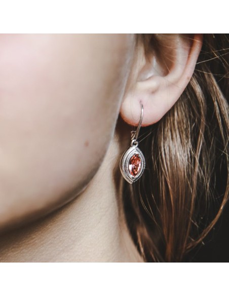 Swarovski K 1892 Silver Crystal Earrings