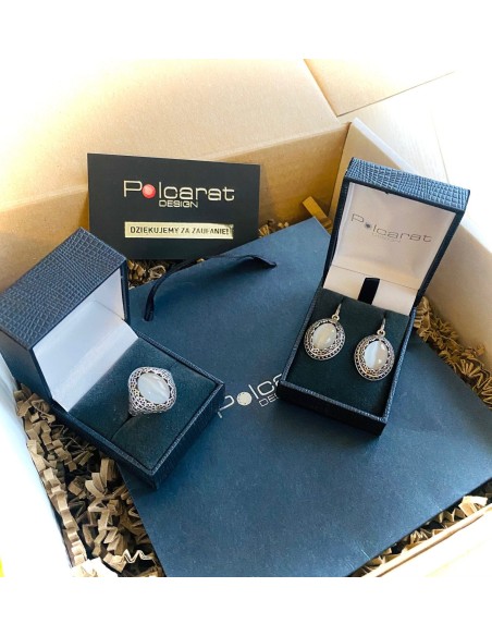 Exclusive leather packaging for the GA25 Polcarat Design ring