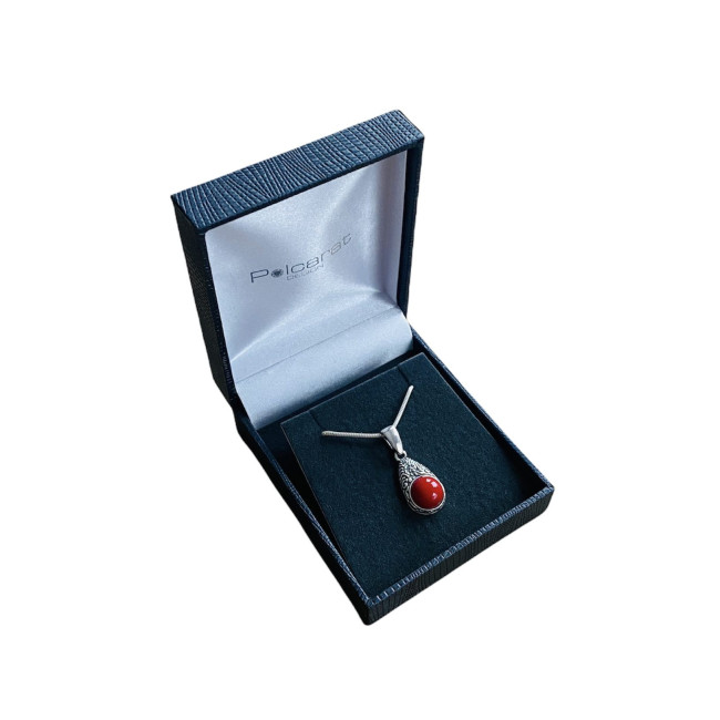 Elegant leather packaging for pendant GA25Z6