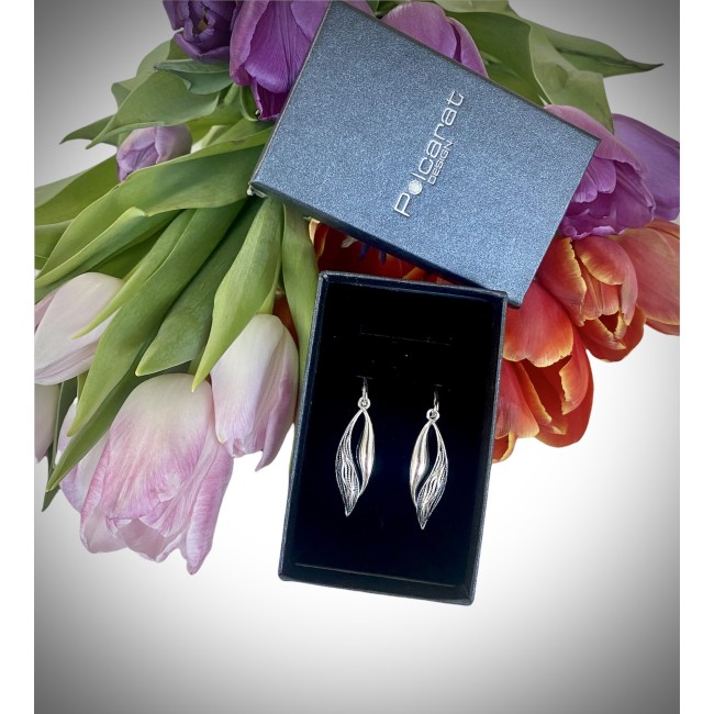 Silver earrings K 1947