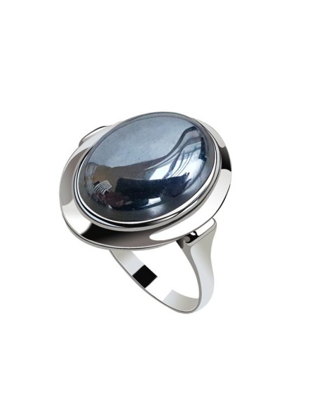 Silver ring decorated with silicon PK 585 Silicon Silver ring decorated with silicon PK 585 Silicon