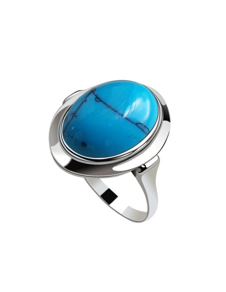 Silver ring with turquoise PK 585 Turquoise