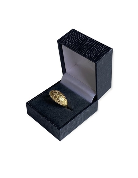 Gold plated 925 silver ring, Two layers of 18k and 23k gold Gold plated 925 silver ring, Two layers of 18k and 23k gold