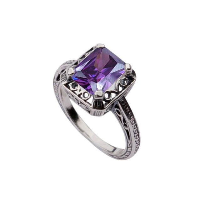 Srebrna oksydowana bransoletka cyrkonie L 1547|Polcaratdesign.pl Biżuteria