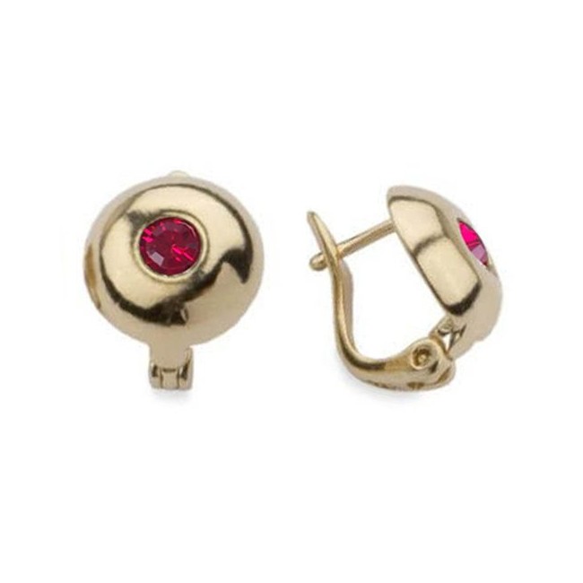 Swarovski Crystal K3 1170 Gold Plated Silver Crystal Earrings
