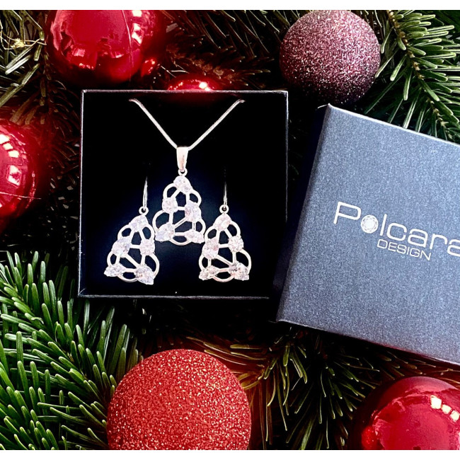 Set of silver zircons KPL 885