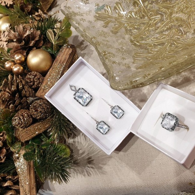 Silver ring with zirconia PK 1547