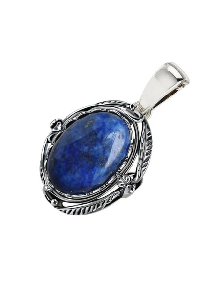 Srebrny wisiorek z kamieniem Lapis Lazuli W 2125
