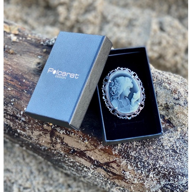 Silver pendant Cameo W 1639