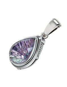 Silver pendant decorated with crystal W 2107 Polcarat Design