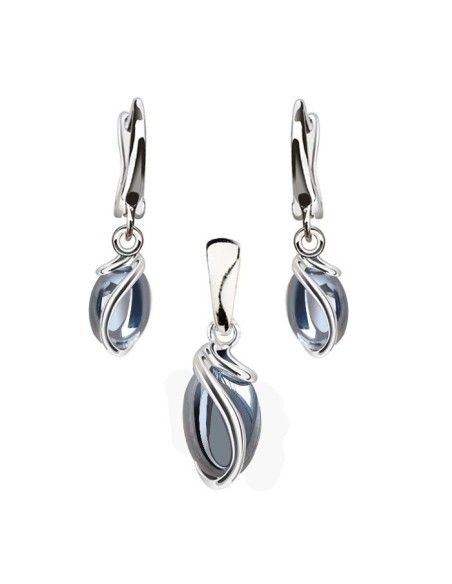 Silver set with silicons set 1663