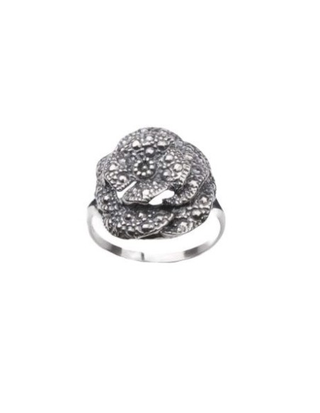 Oxidized silver ring PK 993