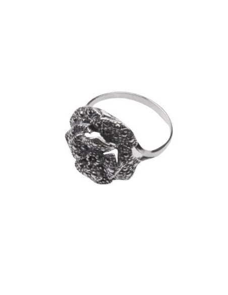 Oxidized silver ring PK 993
