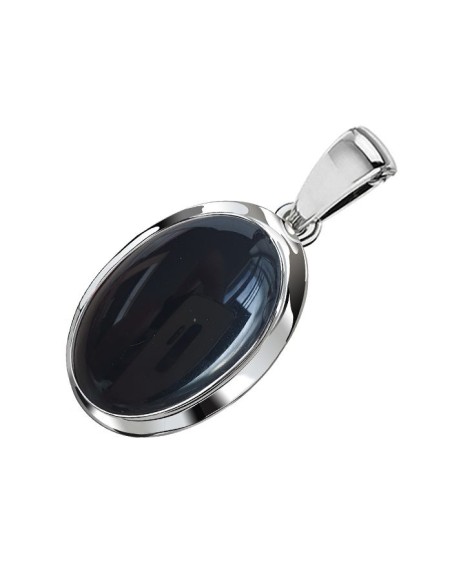 Zawieszka srebrna z onyksem W 585 onyks|Polcaratdesign.pl Biżuteria