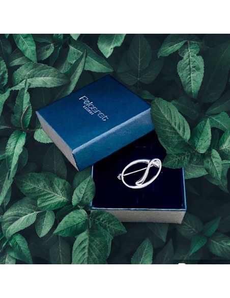 Silver brooch B 28 Polcarat Design