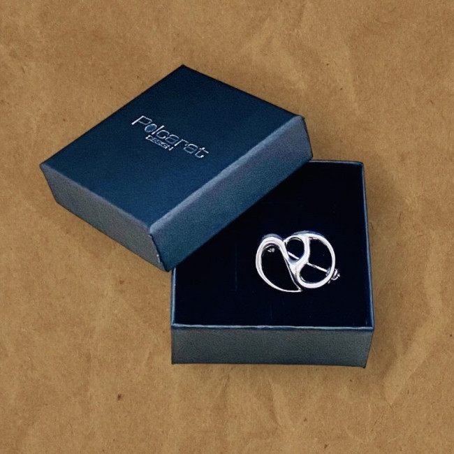 Brooch made of 925 silver without stones B 20