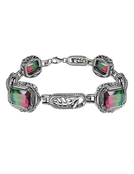 Silver bracelet with crystals 2122 Silver bracelet with crystals 2122