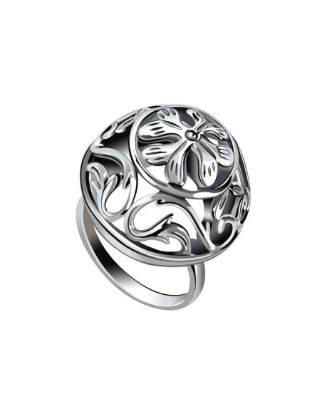 Silver clover ring in the PRL design style Warmet Orno P 176