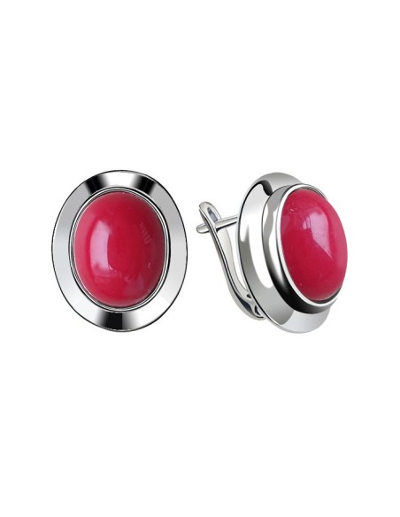 Kolczyki z koralem k2 585