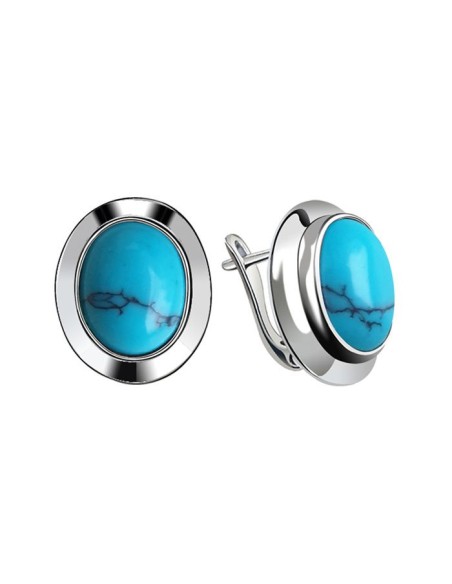 Turquoise silver earrings K2 585 turquoise Turquoise silver earrings K2 585 turquoise