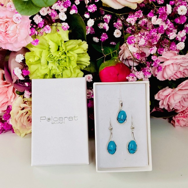 Set silver Turquoise KPL 1539 Turquoise