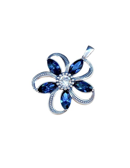 Silver pendant swarovski 1898