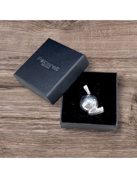 Silver pendant W 1134 football pendant - the perfect gadget for the euro