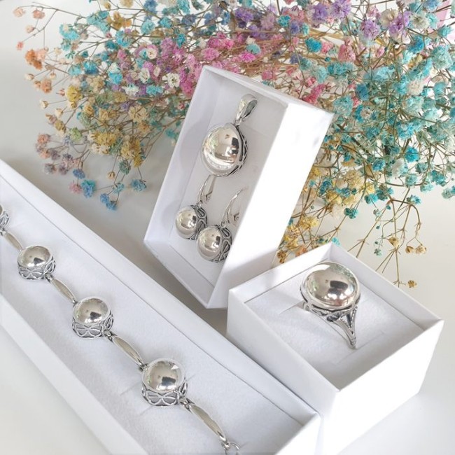 Silver ring in retro style P 2149 Polcarat