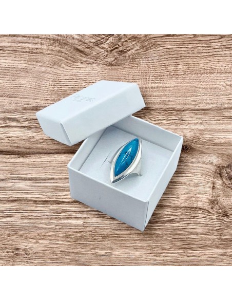 Srebrny pierścionek z turkusami PK 4107|Polcaratdesign.pl Biżuteria