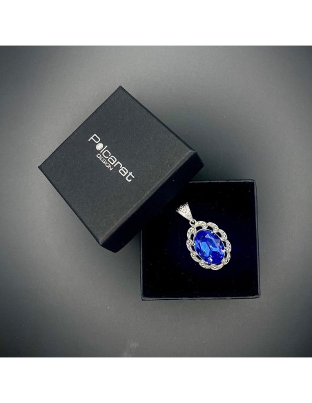 Silver pendant with Swarovski crystal W 1885