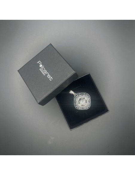 Srebrny oksydowany wisiorek Swarovski W 1814|Polcaratdesign.pl Biżuteria