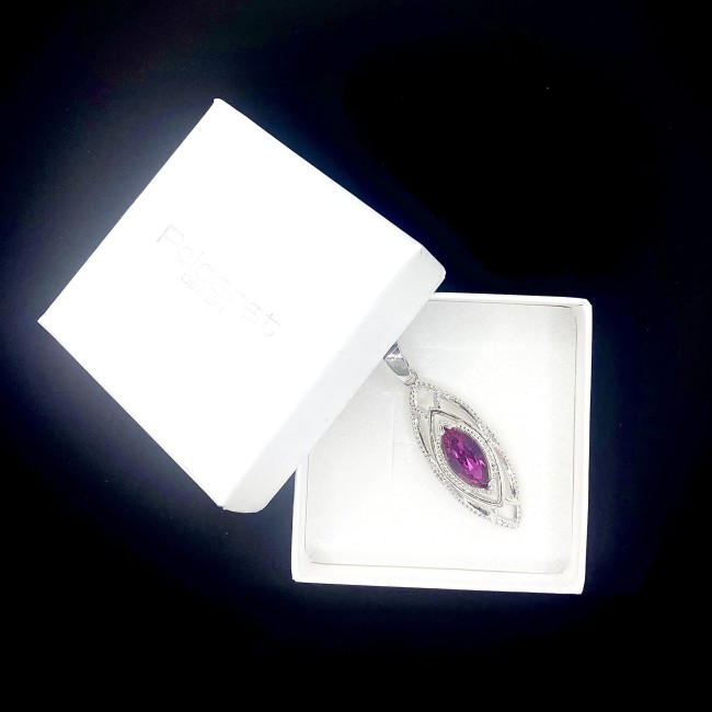 Silver pendant with Swarovski crystal W 1901