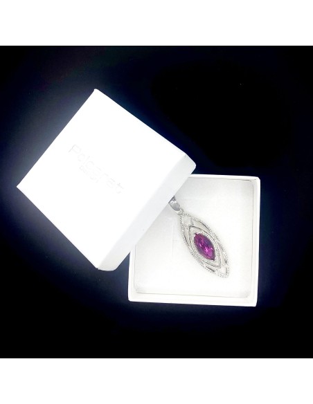 Silver pendant with Swarovski crystal W 1901