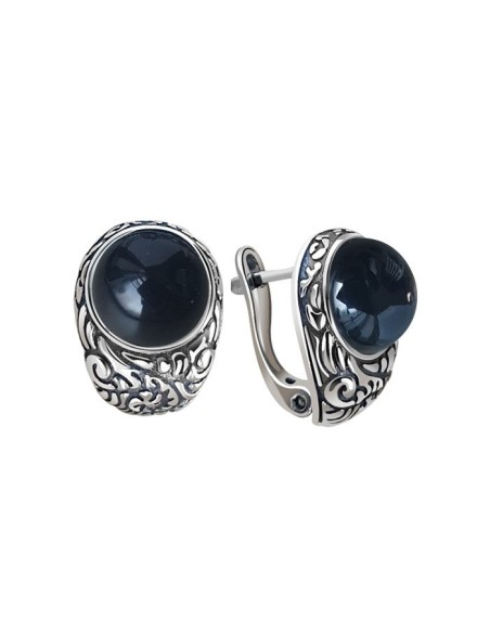 Silver Onyx Earrings K3 2080 Onyx