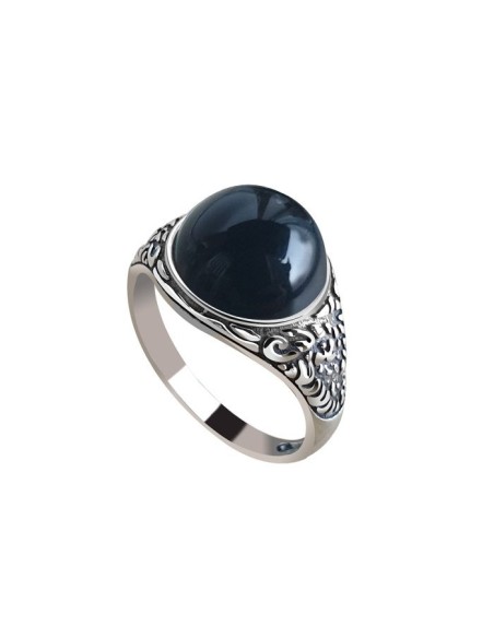 Srebrny pierścionek z onyksem pk 2080 Srebrny pierścionek z onyksem pk 2080