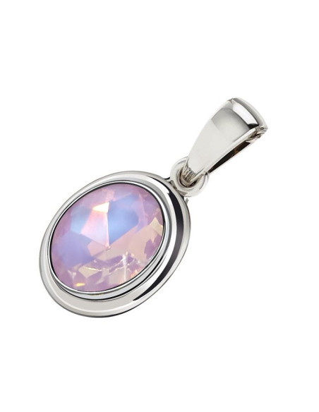 Silver pendant decorated with crystal W 2109 Polcarat Design