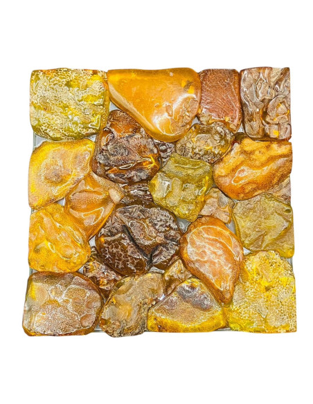 Amber stained glass - a beautiful product for an unconventional, natural gift!