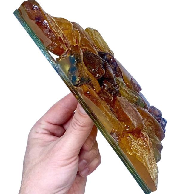 Amber stained glass - a beautiful product for an unconventional, natural gift!