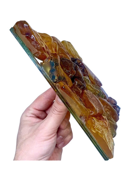 Amber stained glass - a beautiful product for an unconventional, natural gift!