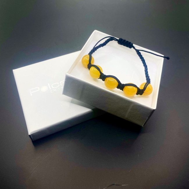 Amber bracelet LA 031ab ball 11.5 mm