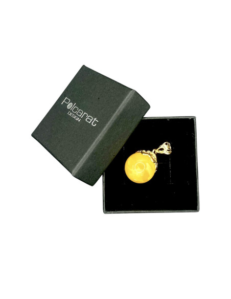 Pendant with amber ball WA 030