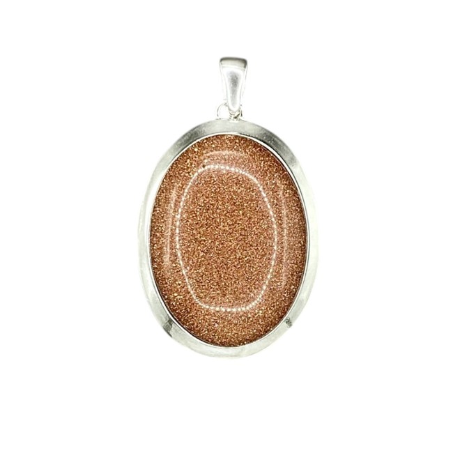 Srebrny wisiorek piasek pustyni w 585|Polcaratdesign.pl Biżuteria