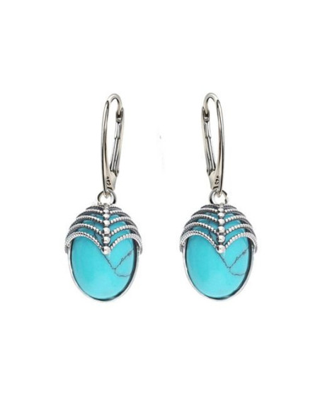 Turquoise hanging earrings