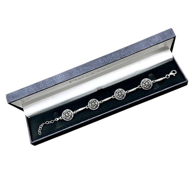 Sterling silver PRL-style bracelet L 2151 | Polcarat Design