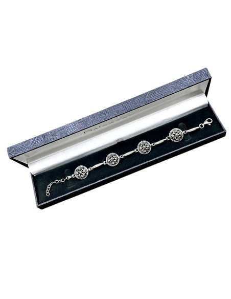 Bransoletka srebrna w stylu PRL L 2151|Polcaratdesign.pl Biżuteria