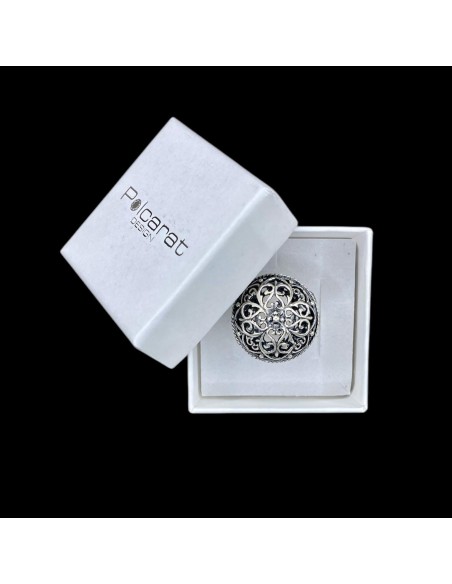 Silver ring in retro style P 2149 Polcarat Silver ring in retro style P 2149 Polcarat